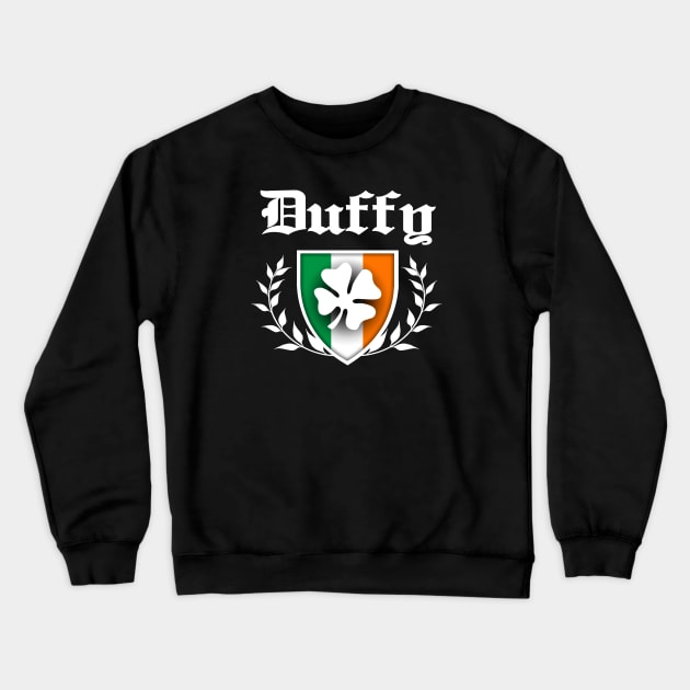 Duffy Shamrock Crest Crewneck Sweatshirt by robotface